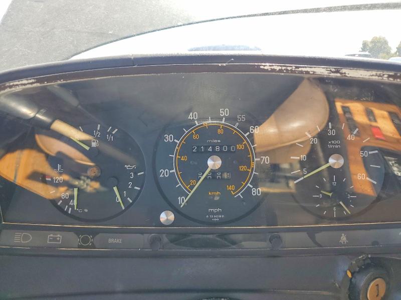 1982 Mercedes-benz 300 VIN WDBAB33A3CB013238 COPART salvage auction — VANDALISM, Ca - Salvage Certificate, sold $500 on 2026-07-08 (photo 9)
