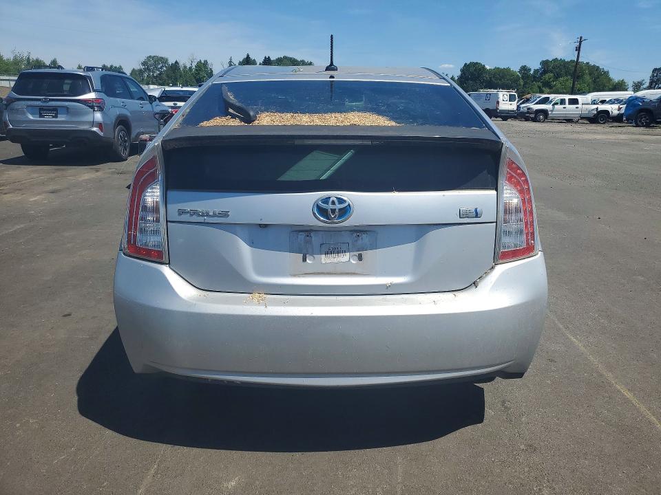2013 Toyota Prius VIN JTDKN3DU6D0353468 COPART salvage auction — UNDERCARRIAGE, Or - Non Public Clean Title, sold $2,350 on 2026-07-13 (photo 6)