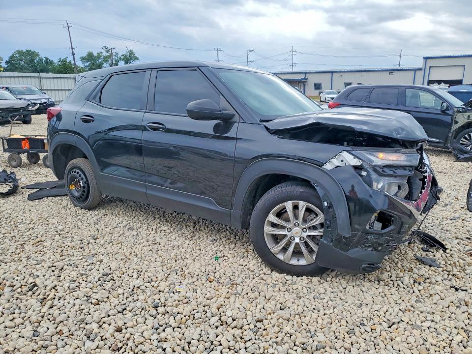 2022 Chevrolet Trailblazer VIN KL79MMS27NB098728 COPART salvage auction — FRONT END, Il - Certificate Of Title, sold $3,650 on 2026-07-29 (photo 4)