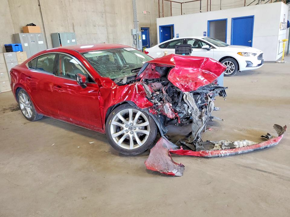 2014 Mazda VIN JM1GJ1V67E1161123 COPART salvage auction — FRONT END, Mn - Cert Of Title-Salvage, sold $525 on 2026-07-16 (photo 4)