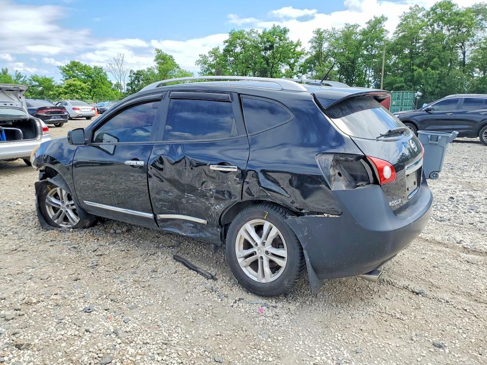 2012 Nissan Rogue VIN JN8AS5MV1CW372034 COPART salvage auction — FRONT END, Md - Cert Of Salvage > 75% Damage, sold $400 on 2026-07-02 (photo 2)