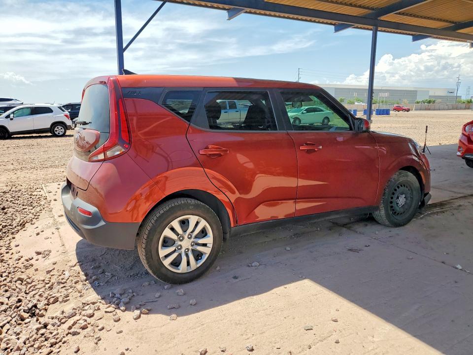 2021 Kia Soul VIN KNDJ23AU9M7742623 COPART salvage auction — FRONT END, Az - Cert Of Title - Salvage, sold $2,700 on 2026-07-02 (photo 3)
