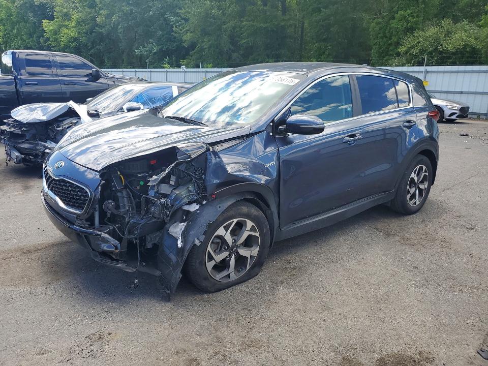 2020 Kia Sportage VIN KNDPMCAC6L7717379 COPART salvage auction — FRONT END, Nj - Cert Of Title-Salvage, sold $3,350 on 2026-07-23 (photo 1)
