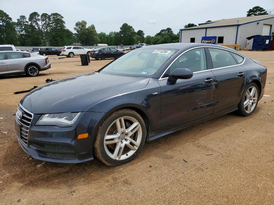 2014 Audi A7 VIN WAU2MAFC7EN041253 COPART salvage auction — SIDE, Tx - Salvage Vehicle Title, sold $40 on 2026-07-27 (photo 1)