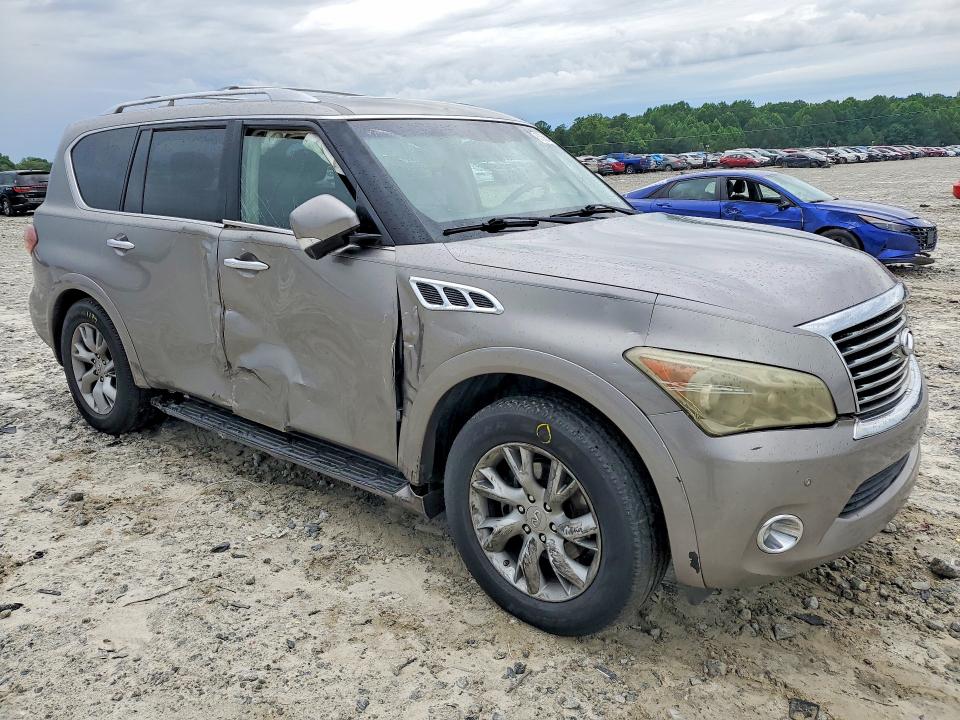 2012 Infiniti Qx56 VIN JN8AZ2NF7C9515245 COPART salvage auction — SIDE, Ga - Cert Of Title-Salvage, sold $2,150 on 2026-07-08 (photo 4)