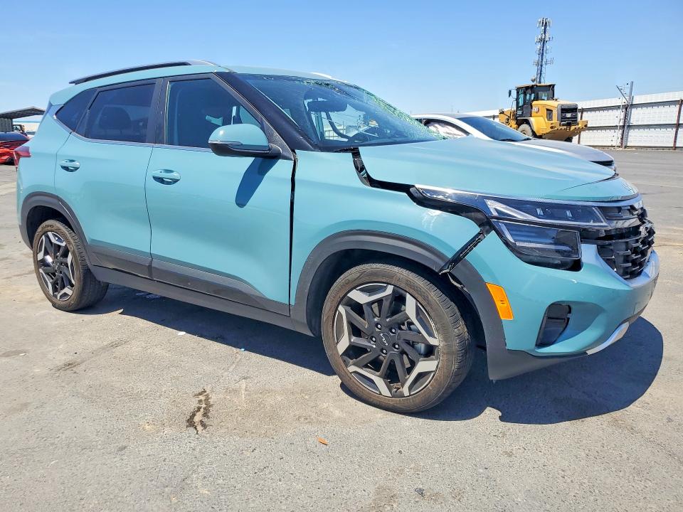 2024 Kia Seltos VIN KNDETCA72R7480489 COPART salvage auction — SIDE, Ca - Salvage Certificate, sold $1,650 on 2026-07-13 (photo 4)