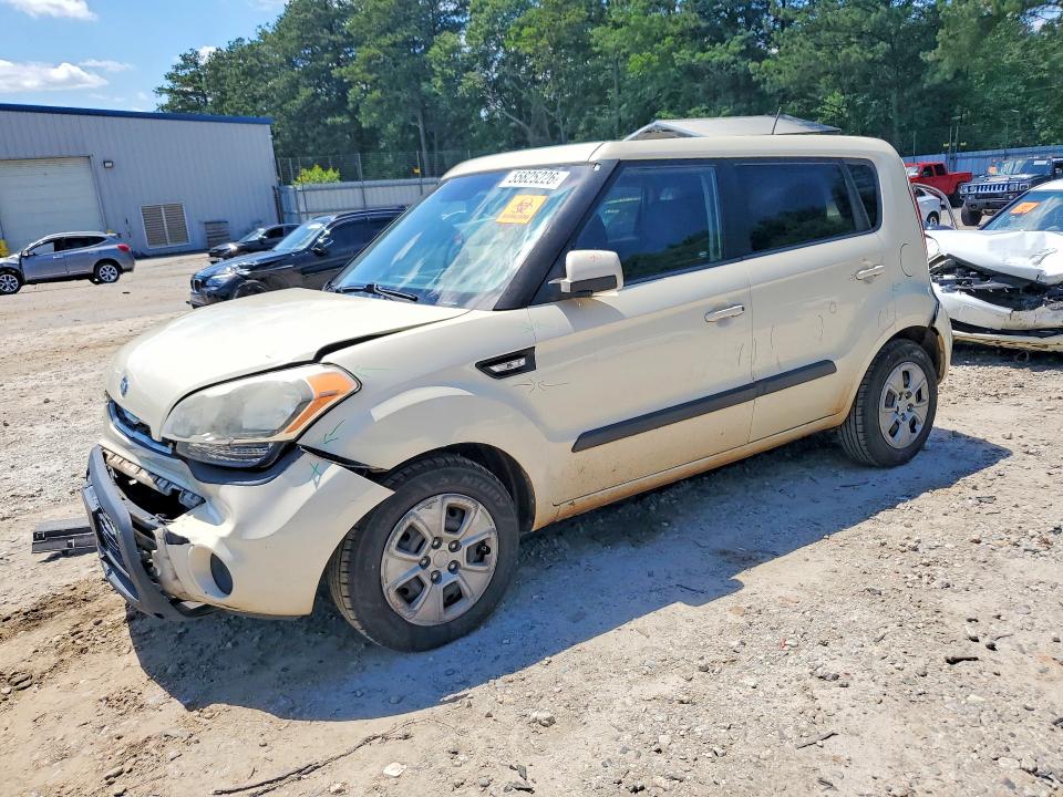 2013 Kia Soul VIN KNDJT2A5XD7487464 COPART salvage auction — FRONT END, Ga - Cert Of Title-Salvage, sold $275 on 2026-07-31 (photo 1)