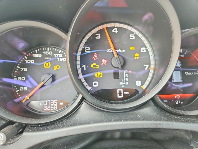 2020 Porsche Macan VIN WP1AF2A52LLB60455 COPART salvage auction — FRONT END, Fl - Cert Of Title Slvg Rebuildable, sold $20,200 on 2026-08-06 (photo 9)