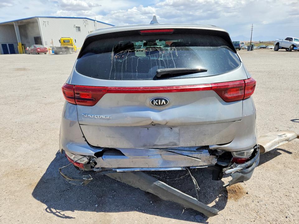 2020 Kia Sportage VIN KNDPM3AC1L7824243 COPART salvage auction — REAR END, Az - Cert Of Title - Salvage, sold $3,550 on 2026-07-10 (photo 6)