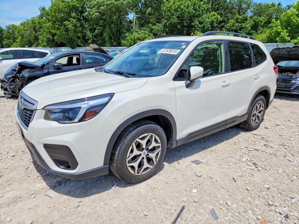 2021 Subaru Forester VIN JF2SKAJC2MH488958 COPART salvage auction — SIDE, Il - Salvage Certificate, sold $750 on 2026-07-21 (photo 1)
