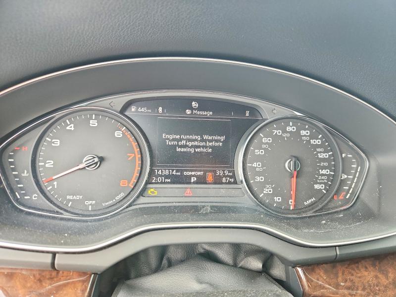 2019 Audi Q5 VIN WA1ANAFY9K2054892 COPART salvage auction — FRONT END, Ga - Cert Of Title-Salvage, sold $350 on 2026-07-21 (photo 9)
