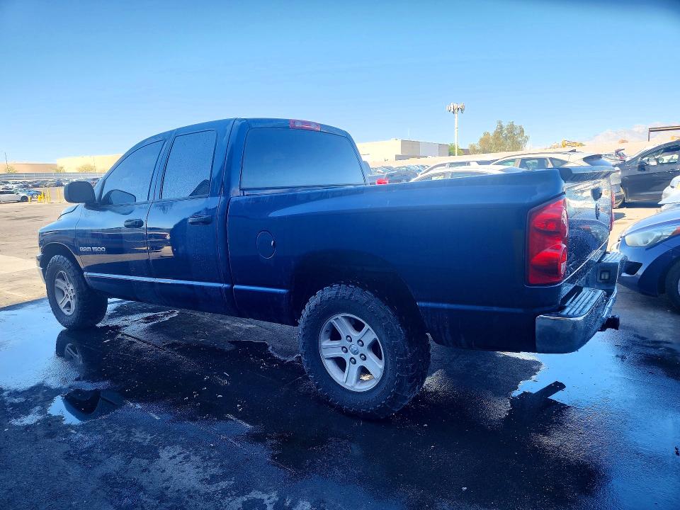 2007 Dodge Ram 1500 VIN 1D7HA18N77J602085 COPART salvage auction — MINOR DENT/SCRATCHES, NV - CERTIFICATE OF TITLE, sold $425 on 2026-07-09 (photo 2)