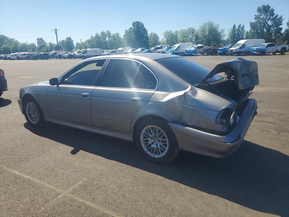 2003 BMW 5er VIN WBADT53473CE94316 COPART salvage auction — REAR END, Or - Salvage Title Certificate, sold $525 on 2026-07-06 (photo 2)
