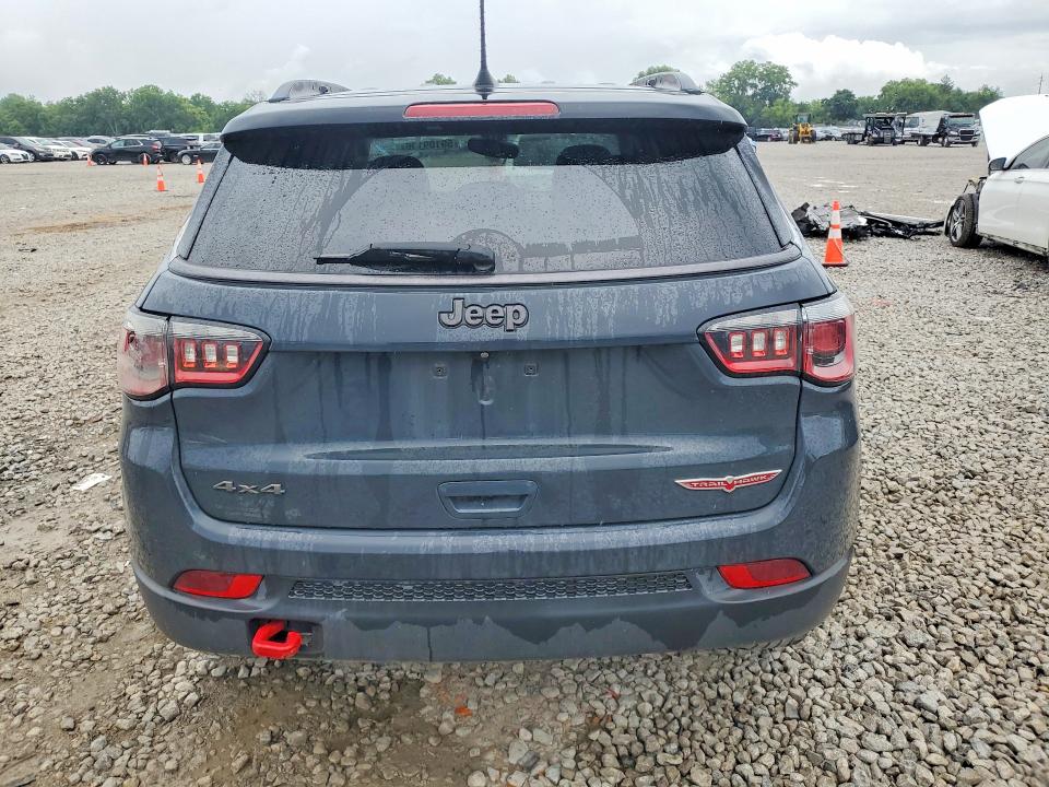 2017 Jeep Compass VIN 3C4NJDDB7HT597541 COPART salvage auction — FRONT END, Wv - Certificate Of Title (P), sold $3,200 on 2026-07-27 (photo 6)