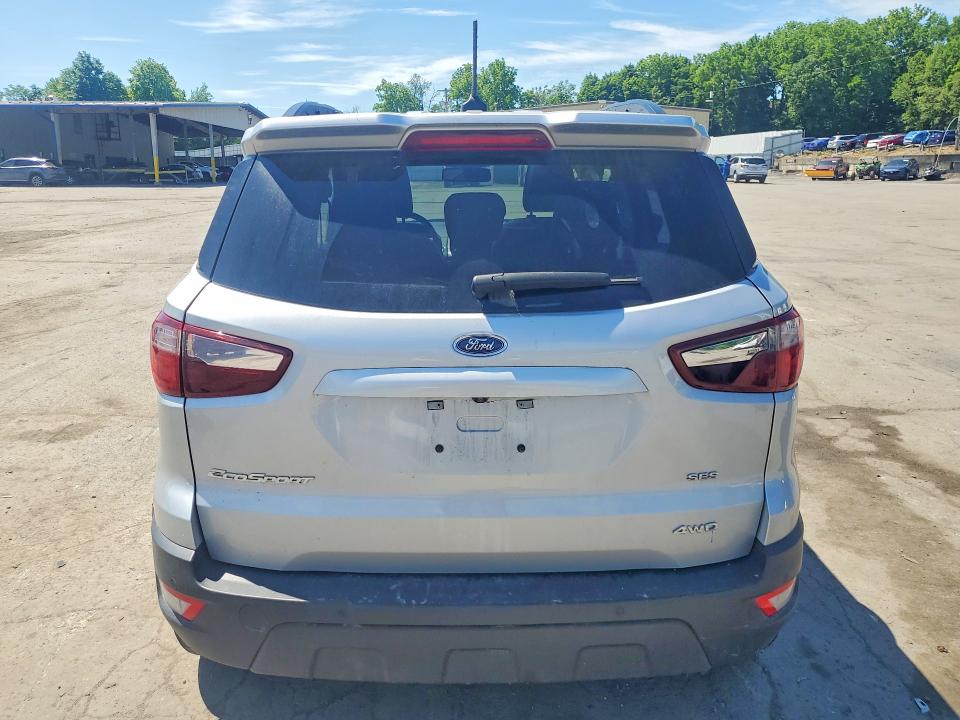 2019 Ford Ecosport VIN MAJ6S3JLXKC290740 COPART salvage auction — FRONT END, Ny - Mv-907A Salvage Certificate, sold $1,500 on 2026-07-09 (photo 6)