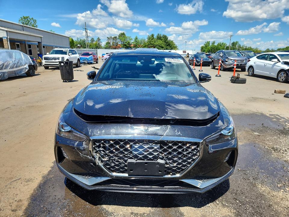 2019 Genesis G70 VIN KMTG34LE8KU014665 COPART salvage auction — FRONT END, Ct - Cert Of Title-Salvage, sold $6,200 on 2026-07-07 (photo 5)
