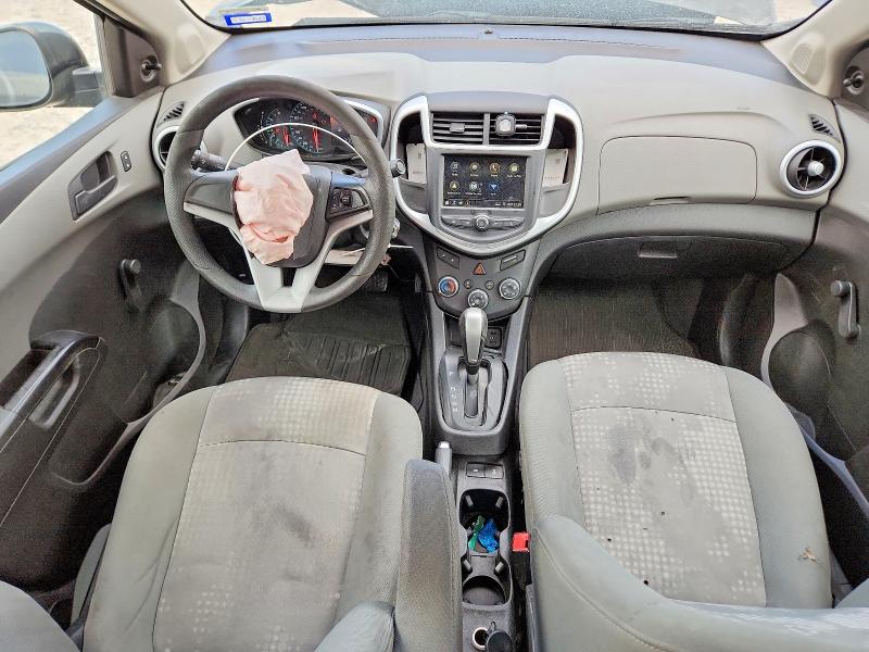 2019 Chevrolet SONIC VIN 1G1JB5SB4K4136985 COPART salvage auction — FRONT END, Tx - Salvage Vehicle Title, sold $175 on 2026-07-09 (photo 8)