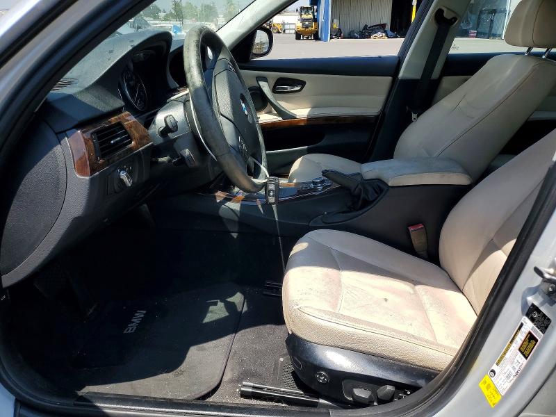 2011 BMW 3 series VIN WBAPH7G57BNN07868 COPART salvage auction — FRONT END, Ca - Salvage Certificate, sold $975 on 2026-07-06 (photo 7)