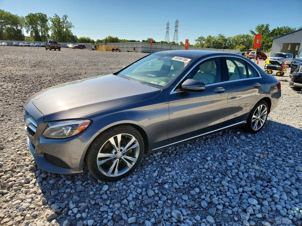 2017 Mercedes-benz C-klasse VIN 55SWF4KB7HU182399 COPART salvage auction — MINOR DENT/SCRATCHES, Oh - Certificate Of Title (P), sold $4,950 on 2026-07-09 (photo 1)
