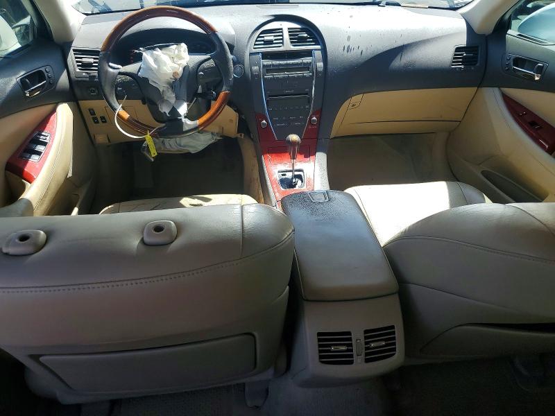 2008 Lexus Es 350 VIN JTHBJ46G382187590 COPART salvage auction — FRONT END, CA - SALVAGE CERTIFICATE, sold $225 on 2026-07-27 (photo 8)