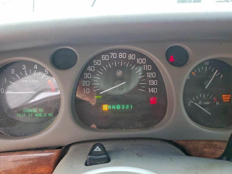 2001 Buick Lesabre VIN 1G4HR54K51U114373 COPART salvage auction — Burn Engine, Ia - Cert Of Title-Salvage Title, sold $80 on 2026-07-22 (photo 9)