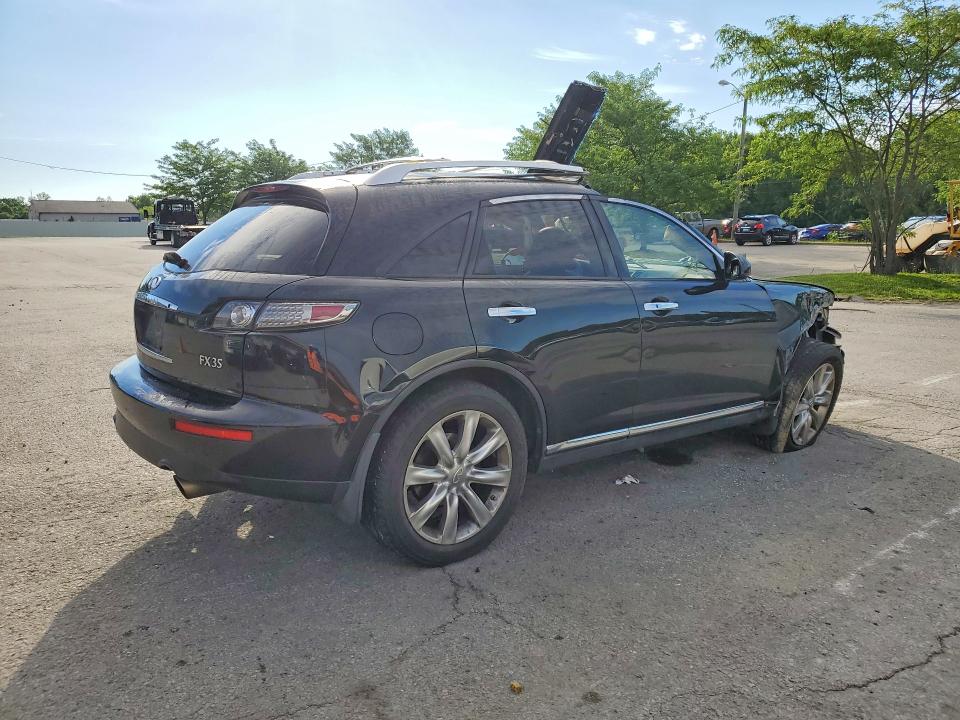 2008 Infiniti Fx VIN JNRAS08WX8X206436 COPART salvage auction — ROOF, KY - CERT OF TITLE-SALVAGE, sold $300 on 2026-07-27 (photo 3)