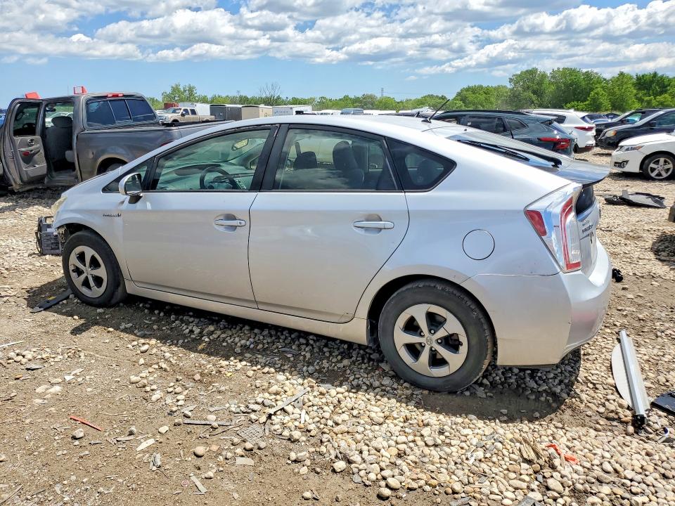 2014 Toyota Prius VIN JTDKN3DU8E1761840 COPART salvage auction — FRONT END, Il - Salvage Certificate, sold $600 on 2026-07-31 (photo 2)