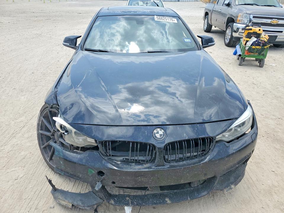 2016 BMW 4er VIN WBA4A9C50GGL87724 COPART salvage auction — FRONT END, Tx - Salvage Vehicle Title, sold $1,750 on 2026-07-23 (photo 5)