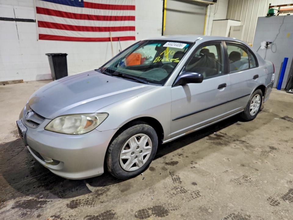 2004 Honda Civic VIN 2HGES16384H611601 COPART salvage auction — NORMAL WEAR, Nh - Certificate Of Title, sold $275 on 2026-07-21 (photo 1)