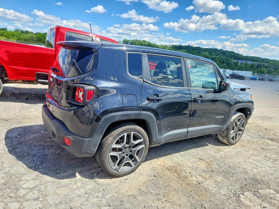 2021 Jeep VIN ZACNJDAB7MPM56407 COPART salvage auction — FRONT END, Salvage Title, sold $450 on 2026-07-17 (photo 3)