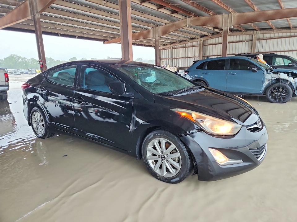 2016 Hyundai Elantra VIN 5NPDH4AE4GH743771 COPART salvage auction — FRONT END, Mt - Certificate Of Title, sold $1,500 on 2026-07-24 (photo 4)