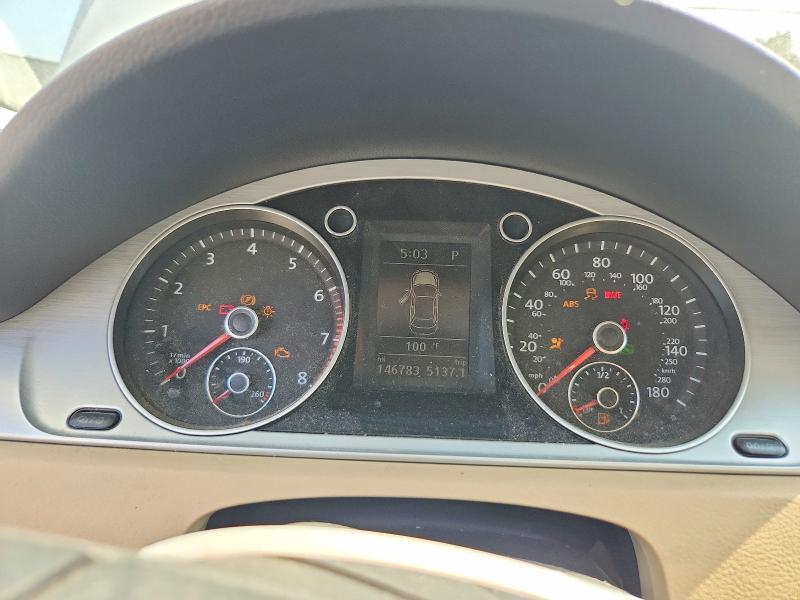 2014 Volkswagen Passat cc VIN WVWBP7AN3EE518931 COPART salvage auction — SIDE, Nc - Salvage Certificate Of Title, sold $350 on 2026-08-05 (photo 9)