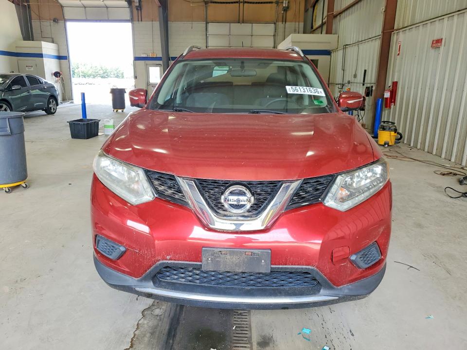 2015 Nissan Rogue VIN KNMAT2MV7FP506034 COPART salvage auction — REAR END, Va - Cert Of Title - Salvage, sold $1,850 on 2026-07-02 (photo 5)