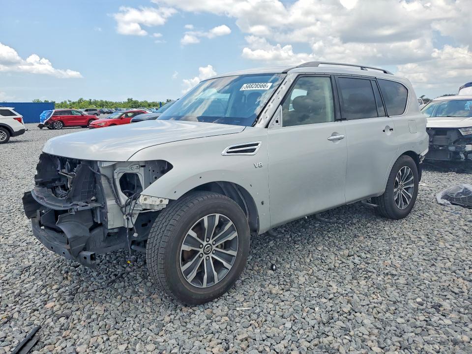 2020 Nissan Armada VIN JN8AY2ND4LX016688 COPART salvage auction — ALL OVER, Fl - Certificate Of Destruction, sold $7,400 on 2026-07-14 (photo 1)
