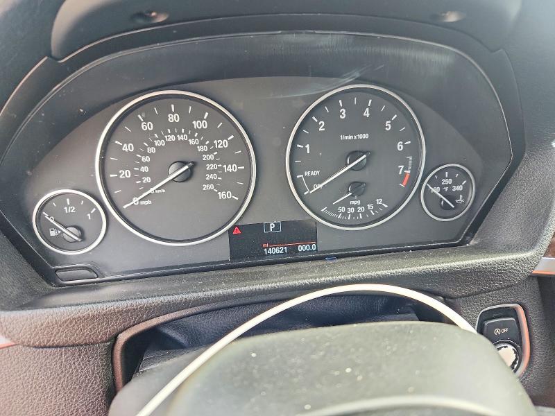 2015 BMW 3 series VIN WBA3C1C50FP116507 COPART salvage auction — NORMAL WEAR, Tx - Certificate Of Title, sold $425 on 2026-07-07 (photo 9)
