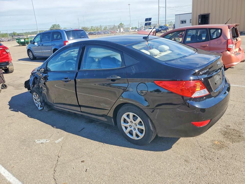 2013 Hyundai Accent VIN KMHCT4AE1DU448912 COPART salvage auction — FRONT END, Oh - Cert Of Title-Salvage, sold $80 on 2026-07-15 (photo 2)