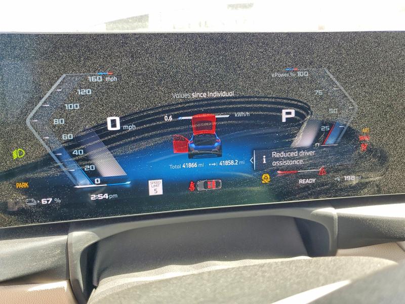 2024 BMW I4 VIN WBY33AW03RFR75330 COPART salvage auction — REAR END, Ca - Salvage Certificate, sold $20,100 on 2026-07-27 (photo 9)