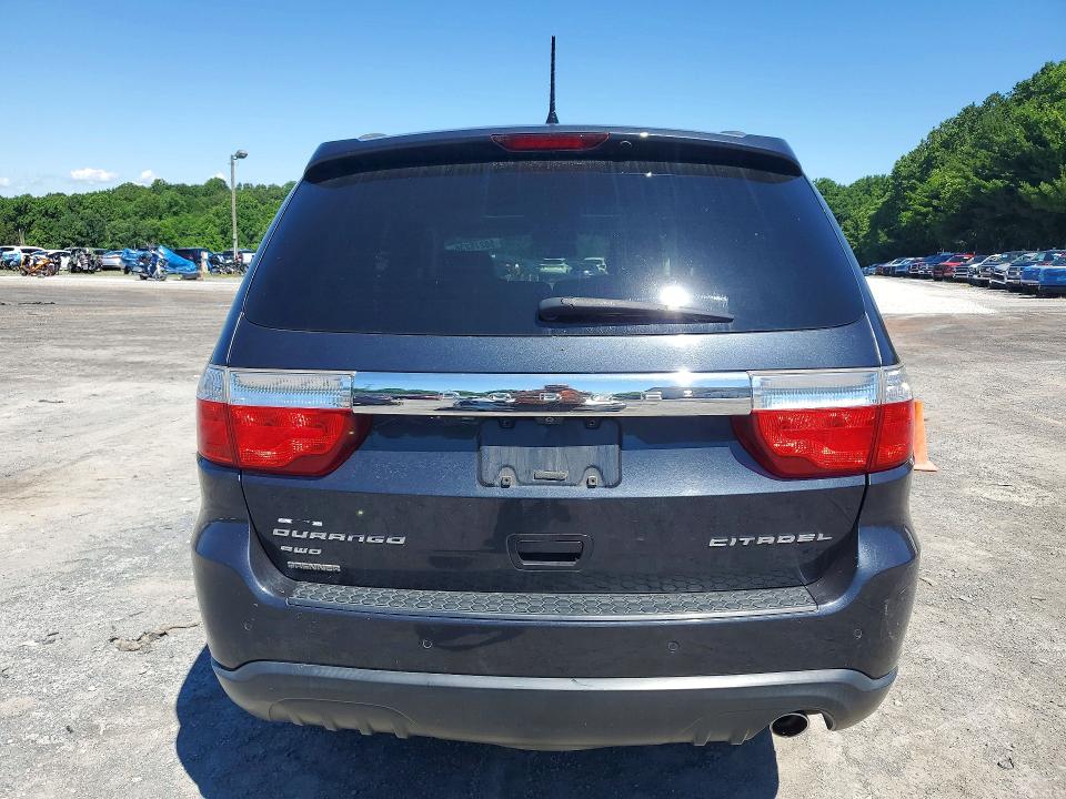 2012 Dodge Durango VIN 1C4RDJEG9CC336949 COPART salvage auction — FRONT END, Pa - Certificate Of Salvage, sold $500 on 2026-07-02 (photo 6)