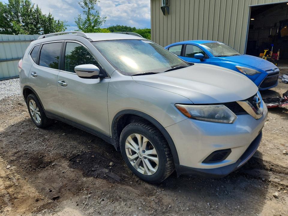 2016 Nissan Rogue VIN KNMAT2MV8GP600134 COPART salvage auction — SIDE, Vt - Cert Of Title-Salvage Vehicle, sold $900 on 2026-07-27 (photo 4)