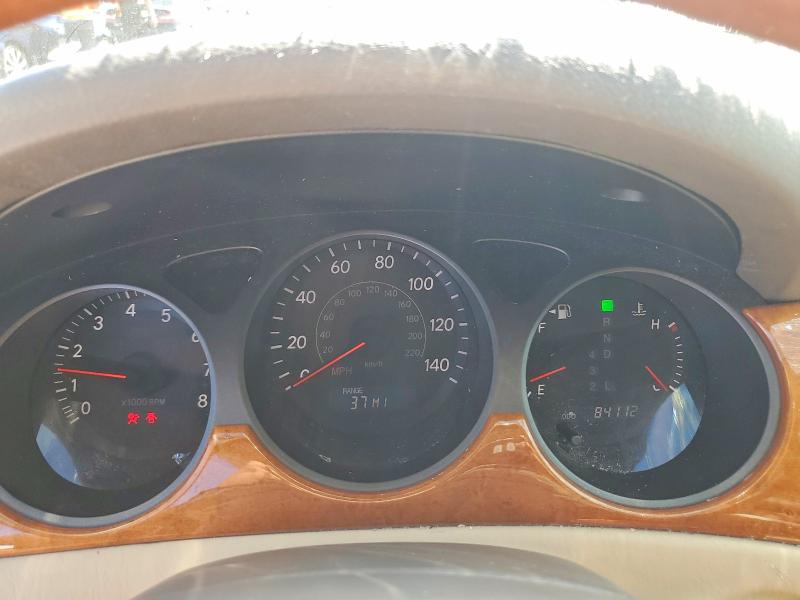 2005 Lexus ES VIN JTHBA30G955112552 COPART salvage auction — ROOF, Il - Salvage Certificate, sold $700 on 2026-07-17 (photo 9)