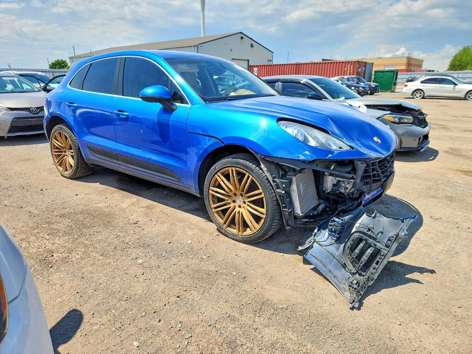 2015 Porsche Macan VIN WP1AB2A51FLB44215 COPART salvage auction — FRONT END, On - Permit Salvage, sold $4,950 on 2026-07-07 (photo 4)