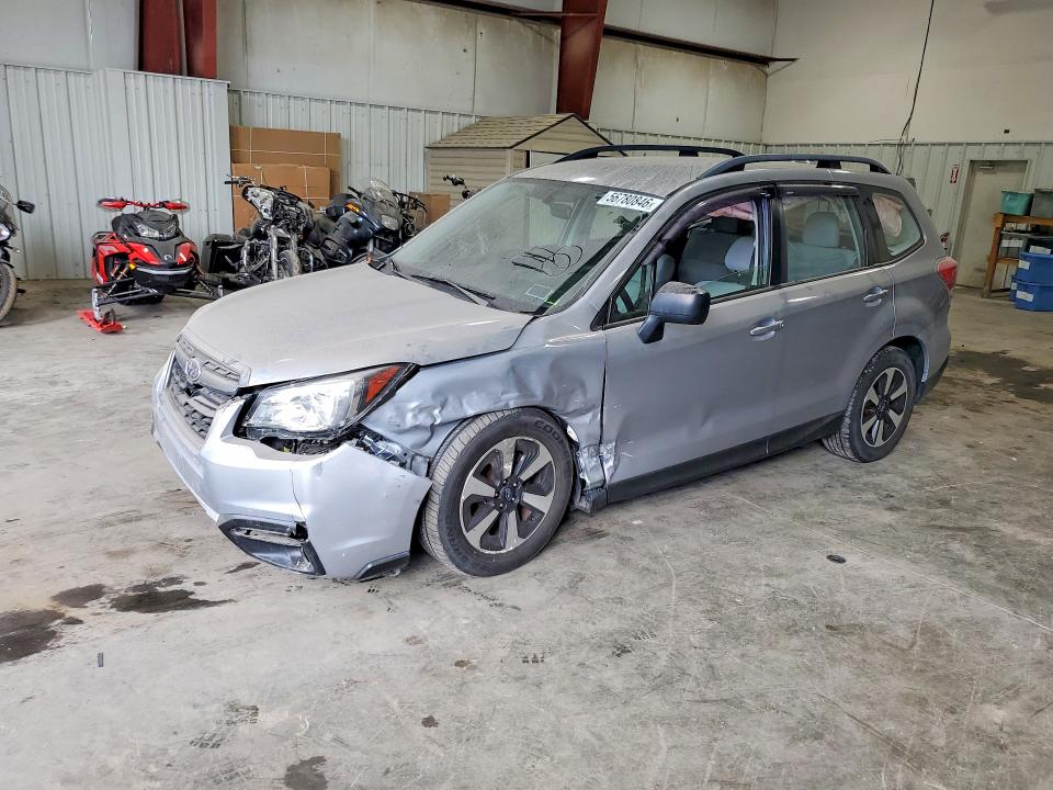 2018 Subaru Forester VIN JF2SJABC3JH486634 COPART salvage auction — FRONT END, Ny - Mv-907A Salvage Certificate, sold $2,000 on 2026-07-06 (photo 1)