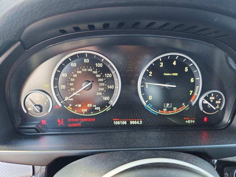 2017 BMW X5 VIN 5UXKR0C35H0V81221 COPART salvage auction — FRONT END, Wv - Salvage Certificate, sold $3,700 on 2026-07-14 (photo 9)