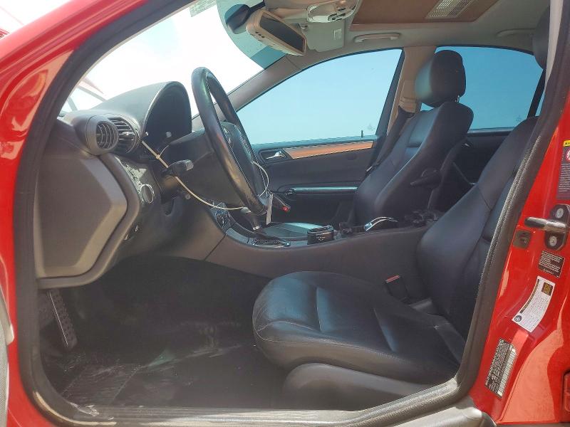 2006 Mercedes-benz C class VIN WDBRF52H56F832007 COPART salvage auction — SIDE, Tx - Salvage Vehicle Title, sold $225 on 2026-07-30 (photo 7)