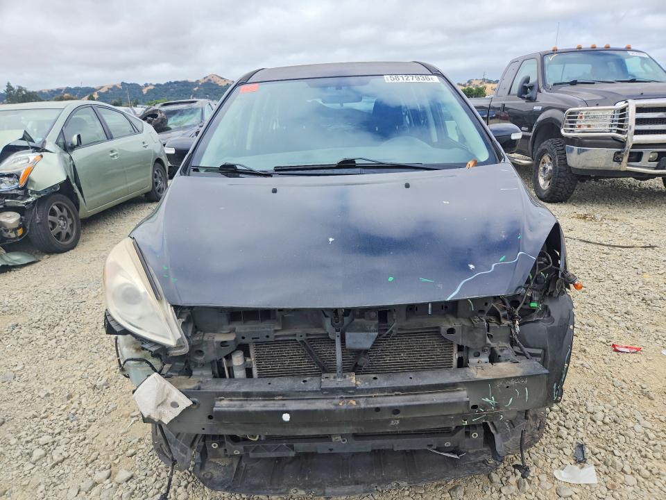 2013 Mazda 5 VIN JM1CW2CL5D0152522 COPART salvage auction — FRONT END, Ca - Salvage Certificate, sold $725 on 2026-07-07 (photo 5)
