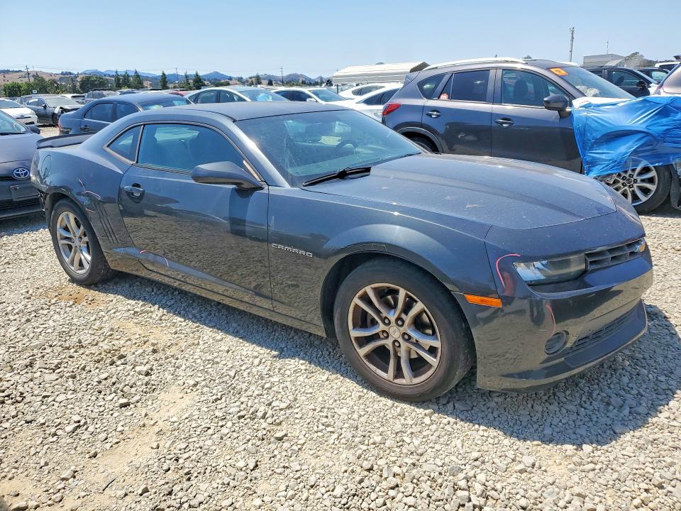 2014 Chevrolet Camaro VIN 2G1FA1E30E9256550 COPART salvage auction — REAR END, Ca - Salvage Certificate, sold $2,550 on 2026-07-09 (photo 4)