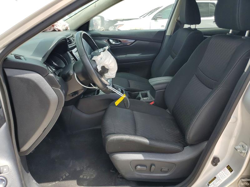 2017 Nissan Rogue VIN KNMAT2MT2HP550623 COPART salvage auction — FRONT END, Tx - Salvage Vehicle Title, sold $3,000 on 2026-07-10 (photo 7)