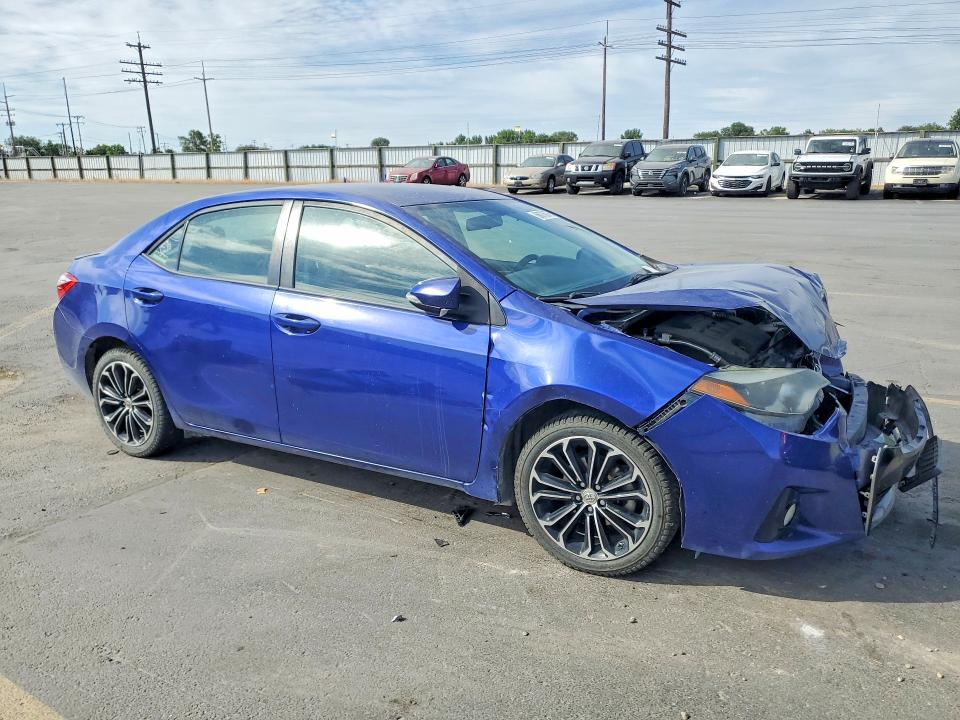 2016 Toyota Corolla VIN 5YFBURHE2GP447639 COPART salvage auction — FRONT END, ID - SALVAGE CERTIFICATE OF TITLE, sold $2,250 on 2026-07-30 (photo 4)
