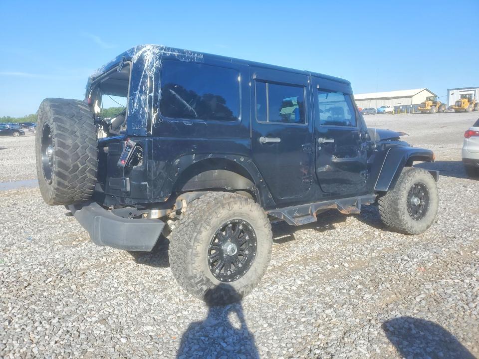 2014 Jeep Wrangler unlimited VIN 1C4BJWEG0EL135452 COPART salvage auction — ALL OVER, Tn - Salvage Certificate (P), sold $4,100 on 2026-07-02 (photo 3)