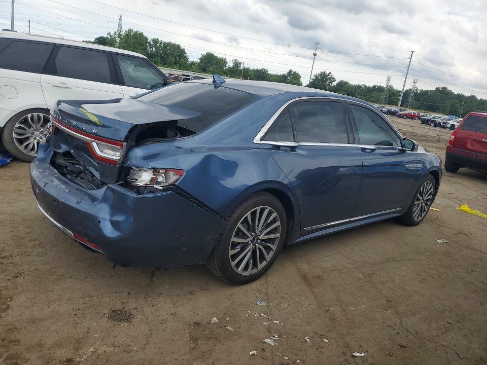 2018 Lincoln Continental VIN 1LN6L9SK1J5601941 COPART salvage auction — REAR END, Az - Cert Of Title - Salvage, sold $350 on 2026-07-31 (photo 3)